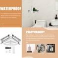 thumbnail image 4 of Miangastore Corner Wall Shelf Shower Shelf 1Set with Thickened Frame for Homeowners, 4 of 8
