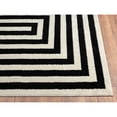 thumbnail image 4 of Abani Casa Contemporary Ivory Rectangular Area Rug Brown 5'3" x 7'6" 0.76 - 1 inch 5' x 8', 4 of 5