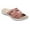 Pink, variant on OAVQHLG3B Sandals for Women Casual Women Shoes Solid Color Hollowed Flat Low-heeled Sandals Fashion Casual Slippers