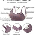 thumbnail image 6 of HBlife 5 Pack Nursing Bras for Breastfeeding Womens Maternity Bras Seamless Wireless Sleeping Bra with Bra Extenders, 6 of 6