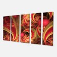 thumbnail image 2 of Pink Symmetrical Fractal Pattern - Floral Canvas Art Print, 2 of 3