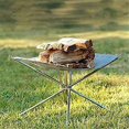 thumbnail image 3 of Portable Outdoor Fire Pit Upgraded Camping Fire Pit Foldable Mesh Fire Pits for Camping, Campfire with Carrying Bag, 3 of 5