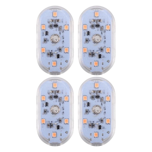 1/2/4Puch MagnC Mini Car LED USB Charging Interior Lamp for Armrest Box Switch Toetic Reading Lamp Foot Light
