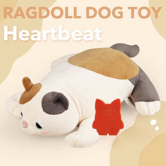 Puppy heartbeat toy, complete with a pet sleep pillow that simulates a heartbeat, helps alleviate anxiety and fatigue