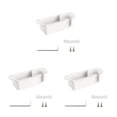 thumbnail image 4 of maskred Boîte de Rangement Pratique Solution Durable et Résistante Blanc 3Ensemble, 4 of 6