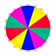 thumbnail image 1 of Parachute AMYESE Rainbow Team Game de 4 m con 20 asas, 1 of 6
