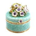 thumbnail image 1 of kusrkot Mini Jewelry Box Creative Dresser Jewelry Storage Case for Earrings Necklace Blue, 1 of 9