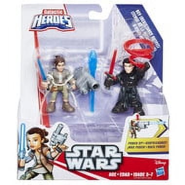Playskool Star Wars Galactic Heroes Rey (Resistance Outfit) & Kylo Ren