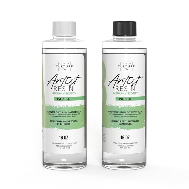 Kit de resina para artistas Counter Culture DIY de 946 ml, viscosidad media