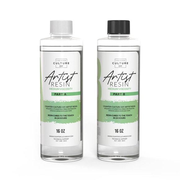 Kit de resina para artistas Counter Culture DIY de 946 ml, viscosidad media