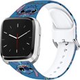 thumbnail image 2 of Pulseras para relojes inteligentes Hepsun Stitch Art de 23 mm compatibles con Fitbit Versa, 2 of 7