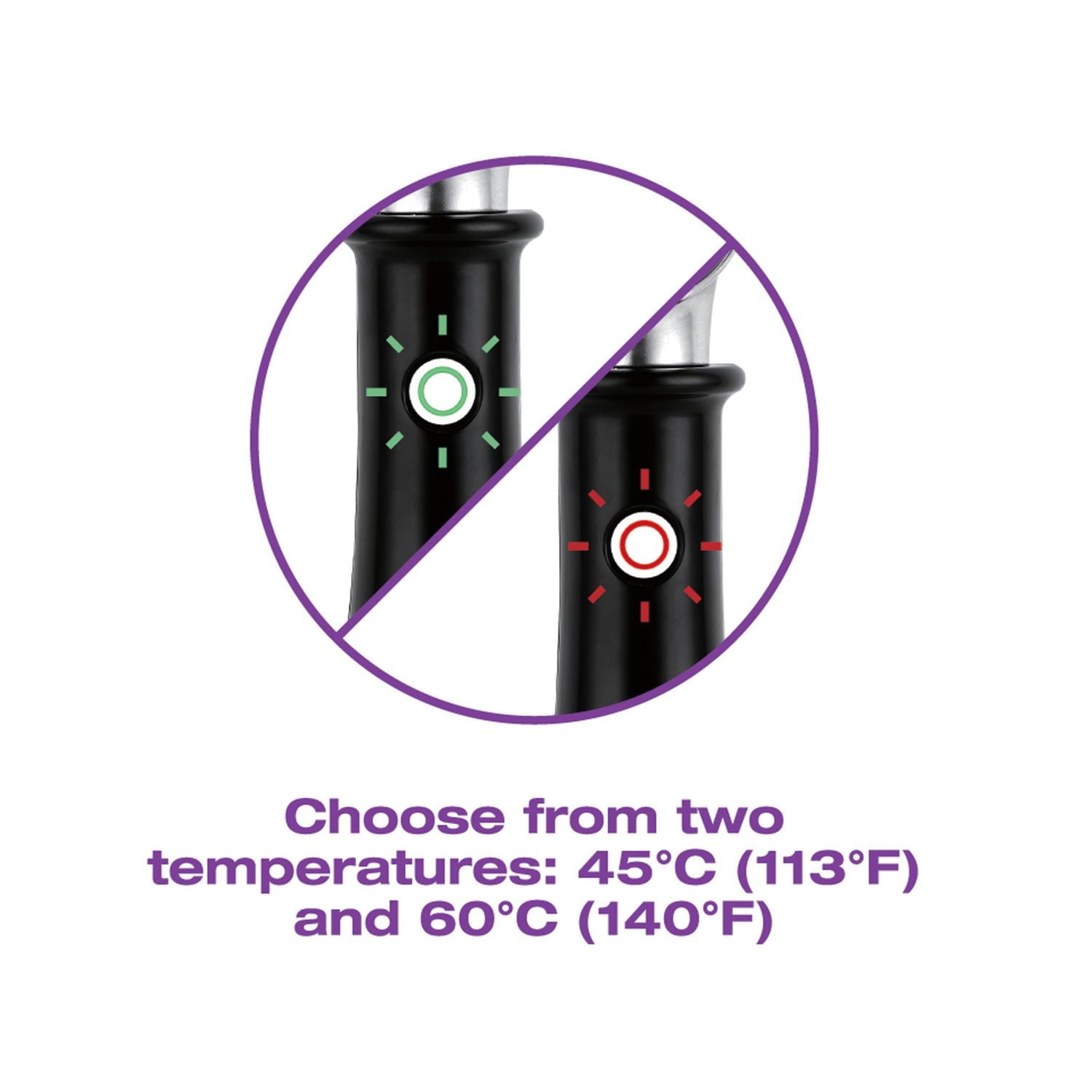 Cuillère à crème glacée chauffante de Salton- rechargeable