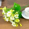 thumbnail image 2 of Zhaomeidaxi 1 Bouquet 28 Heads Artificial Daisies Bouquet Fake Flower for Home Office Wedding Decoration, Table Centerpieces Arrangement, Windowsill Decor, 2 of 7