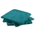 thumbnail image 3 of Home Soft Things Sherpa Pillow Cover 4 Piece Set, 20" x 20", Dark Teal, 3 of 3