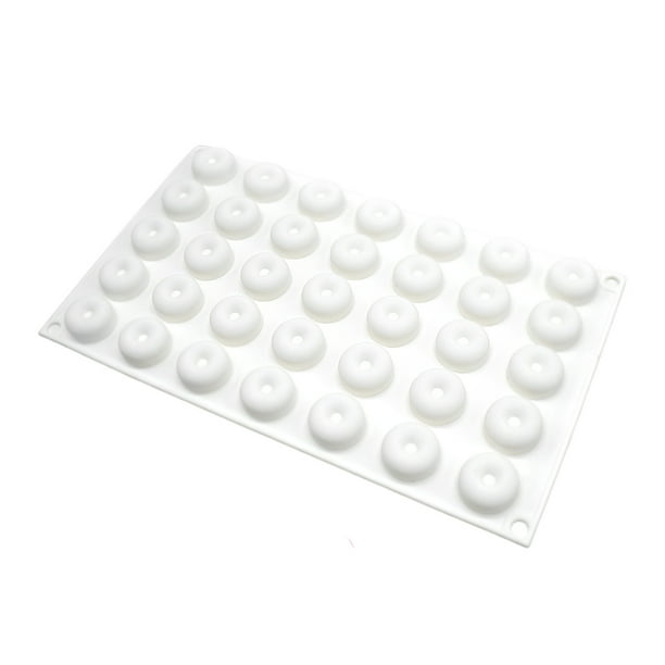 Toystoory Molde para manualidades con azúcar de 35 cavidades, molde portátil de silicona para Chocolate DIY, herramienta para hornear en casa, Herramientas y accesorios para hornear Botón