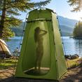 thumbnail image 2 of Portable Camping Shower Tent, Pop Up Privacy Tent, Outdoor Changing Room Toilet Tent Waterproof Privacy Shelter for Camping, Beach, Hiking, Fishing, 2 of 7