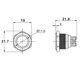 thumbnail image 4 of High quality 16mm high head metal button switch fully oxidized self-reset, 4 of 5