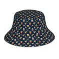 thumbnail image 1 of Fotbe Fastfood Sombrero Tipo Pescador con Estampado – Sombrero de Sol de Algodón de Moda para Playa, Golf, Pesca, 1 of 6