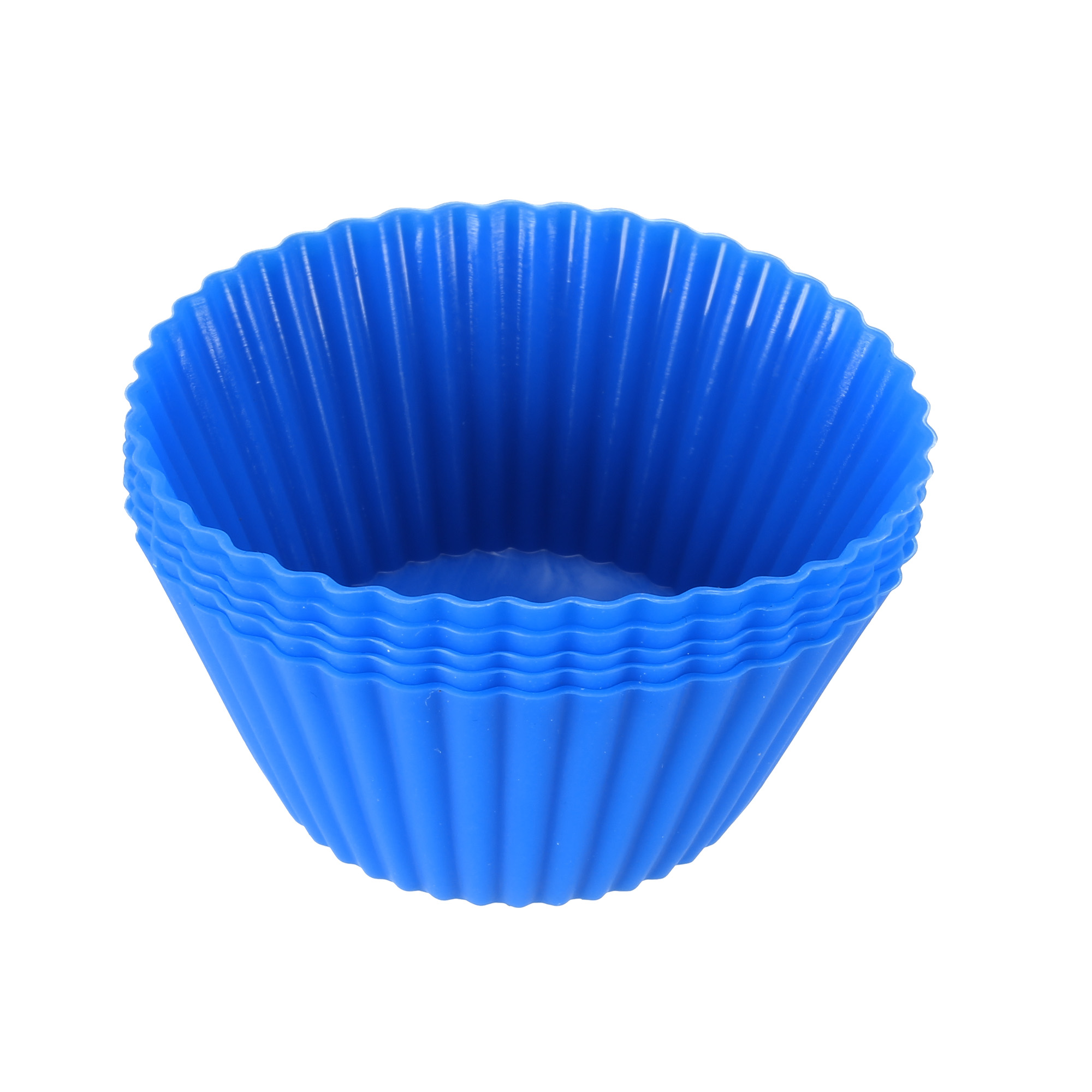 Cofee Gold F-blue 50pcs Cupcake Cups Muffin Liner Baking Cups muffin cup baking Oil Proof Non-stick High Temperature Resistant 