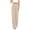 A-Beige184, variant on XIAONU Womens Fringe Suede Bell Bottom Pants Flared Fit High Waisted Zip Fly Full Length Pant Soft Retro Pants