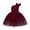 00-Wine2801, variant on Lullu Girls Shiny One Shoulder Dress Sleeveless Birthday Party Princess Dress, Sizes 1-9