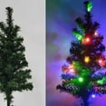 Solar Christmas Tree Lights Garden Decoration Ground Plug Led Color Lights Outdoor Lights With