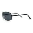 thumbnail image 6 of Mens Classic Air Force Officer Agent Metal Rim Cop Sunglasses All Black, 6 of 8