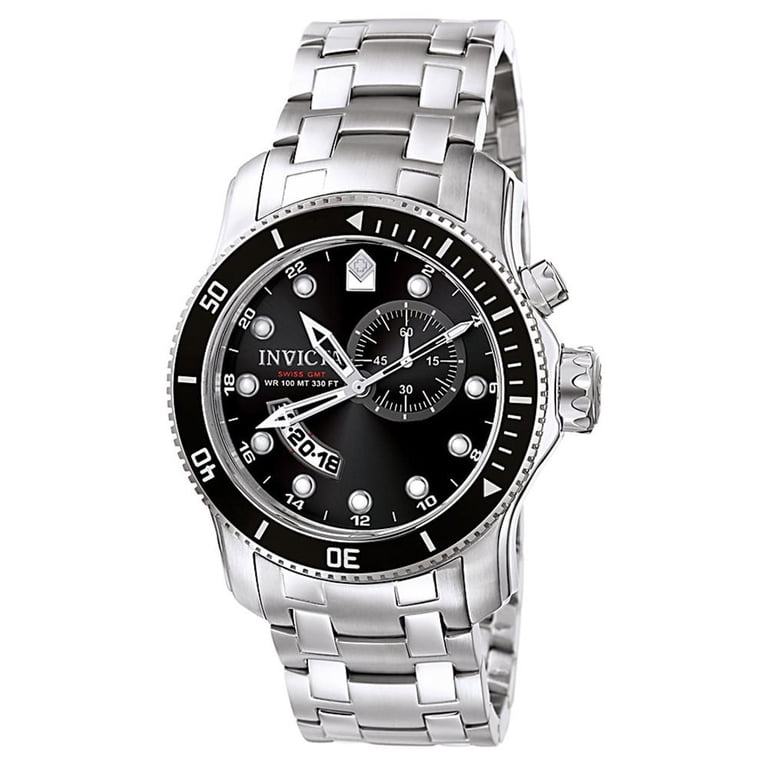 最終値下げ！★オールシルバー INVICTA Pro Diver Invicta 6089 Men's Pro Diver Scuba Black Dial Stainless Steel GMT