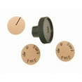 thumbnail image 2 of 2 pc Dial Black Plastic Long Shaft Knob Kit, 2 of 2