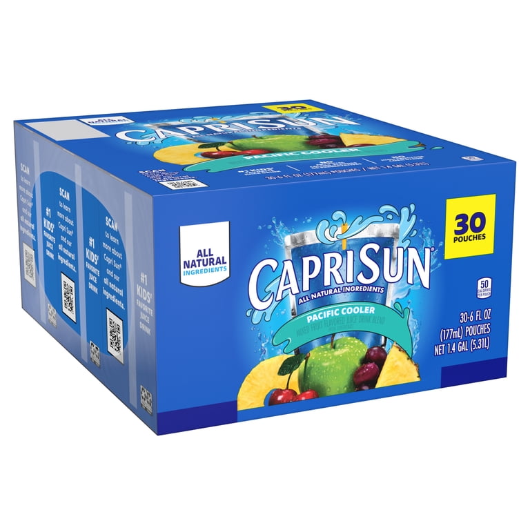 Capri Sun Juice Drink Blend, Pacific Cooler 30 Ea