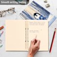 thumbnail image 5 of Wirebound Notebook Hardcover Spiral Notebooks Cute Penguin in Winter, 60 Pages, 80 GSM, 5.7 x 8.3in, 5 of 7