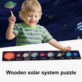 thumbnail image 3 of Rompecabezas del sistema solar diseño creativo juguetes de educación temprana no tóxicos para niños y niñas, 3 of 9