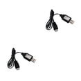 thumbnail image 2 of Inteprter Cable de carga de ABS, luz indicadora de protección contra sobrecarga profesional, juguete de agua, adaptador de carga USB, Negro 2piezas, 2 of 6