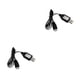 thumbnail image 4 of sweethay Cable de carga de ABS, reemplazo profesional, protección contra sobrecarga, juguete de agua, adaptador de carga USB, Negro 2piezas, 4 of 6