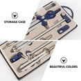 thumbnail image 2 of Geometry Precision Tool Set, Aluminum Compass with Technical Pen Adaptor, Drawing Tools & Drafting Kits for Engineer, Adjustable Duckbill Tracing Head, Extension Beam for Large Circles, 2 of 4