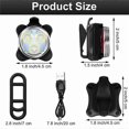 thumbnail image 2 of 4 Pack USB Rechargeable Bike Light Set Front and Rear LED Light, 2 of 5