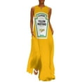 thumbnail image 2 of Mustard Hallowe023 Costume Matching Family Group Couple Mayo Ketchup Long Dress Bridesmaid dress woman Dress, 2 of 7