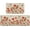 Orange Flower, variant on Spring Summer Floral Flower Kitchen Rugs Set of 2, Red Poppy Butterfly Kitchen Mats Decor, Seasonal Floor Door Mat Home Decorations -17x29 and 17x47 Inch