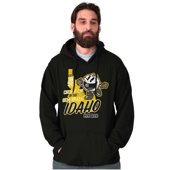 PACMAN Chomp on in Idaho State Hoodie Sweatshirt Women Men Brisco Brands S