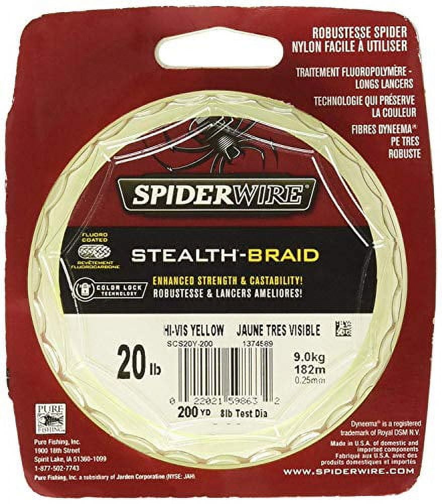 Spiderwire Stealth Braid Fishing Line - 1200 Yards - 50 lb. test - Moss  Green - Yahoo Shopping