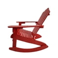thumbnail image 4 of LiviNest Red Adirondack Rocking Chair for Home Office & Relaxation - Sturdy Wooden Rocker with Wide Seat & Armrests - Comfortable Indoor & Outdoor Use for Adults & Creative Professionals, 4 of 6