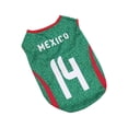 thumbnail image 3 of Lunxisen 1 Pcs Pet Soccer Shirt Breathable Mesh Garment for Small Dogs Cats Lightweight Outdoor Play Apparel Pet Costume Uniform, 3 of 9