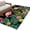 Black, variant on Pink Flamingos Area Rug 5x8 Washable Rug Non Slip Wooden Summer Botanical Wooden Leaves Large Area Rug Soft Stainresistant Indoor Floor Carpet for Living Room Bedroom Home Office Dining Room Nursery