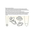 thumbnail image 2 of 3/4 Carat (Ctw G-H-I, SI1-SI2) Lab Grown Diamond Engagement Halo Ring in 14K White Gold, 2 of 7