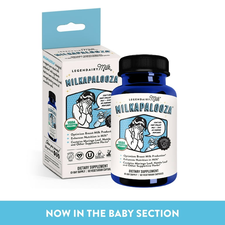 2 pack) Legendairy Milk Milkapalooza, Organic Lactation Supplement