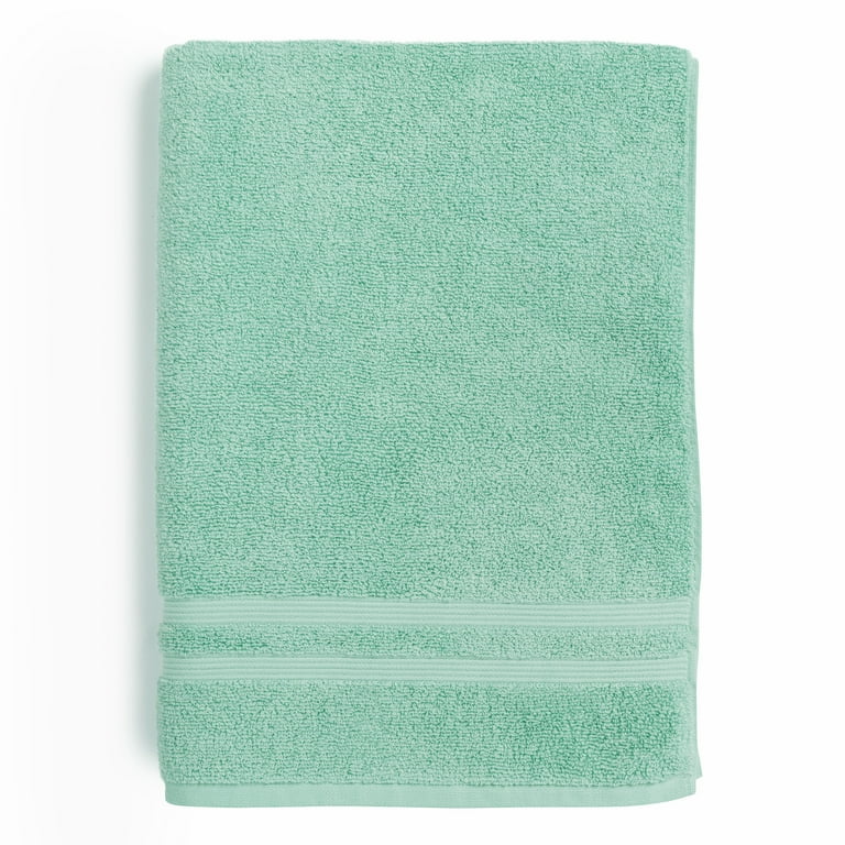 Shop Mainstays Performance Solid Bath Sheet 2-Piece Set, Mint 