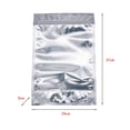 thumbnail image 3 of 100 Pieces Resealable Smell Proof Bags - 10 x 15 Inches Foil Pouch Bags， Flat Clear Food Storage Bags Plastic Packaging Foil Mylar Bags for Party Favor Food Storage (H), 3 of 3