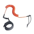 thumbnail image 2 of Vsenkes Coiled Surfboard Leash Lightweight Paddle Leash for Outdoor Shortboard Kayak Orange, 2 of 9
