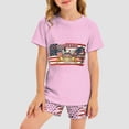 thumbnail image 2 of mgoYE Girls Boy's American 250th Anniversary Printed Casual Sweatshirt 250 Years 1776–2026 Patriotic Outfit Set 250th American Anniversary Gifts(Light Pink,7-8 Years), 2 of 7