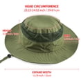thumbnail image 2 of OZERO UPF 50+ Sun Hats for Women Men - Wide Brim Summer Mesh Hat UV Protection Packable Boonie Bucket Fishing Camping Safari Beach Hats for Ladies Hiking, 2 of 7